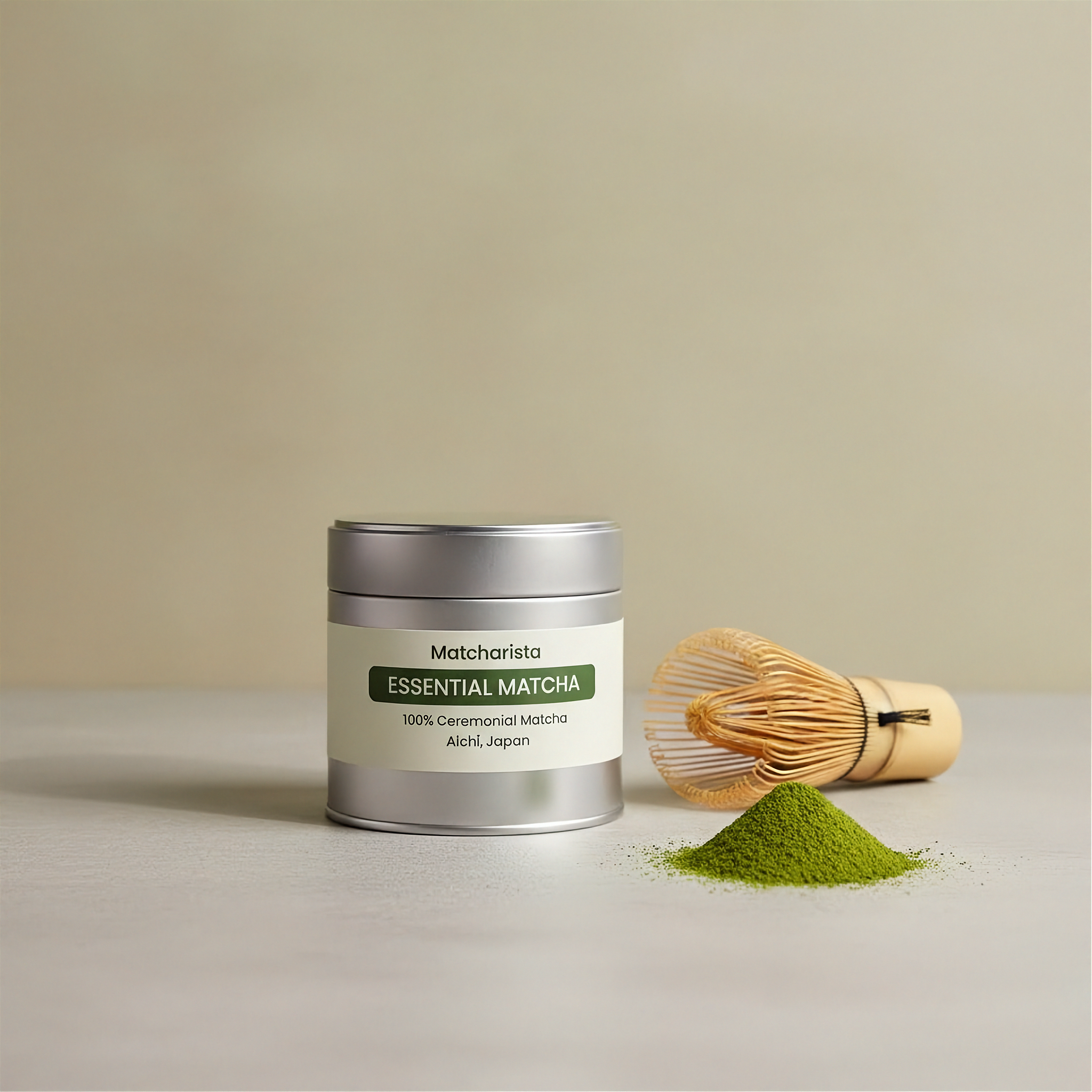 Ceremonial Matcha Essential 30 g Dose mit Chasen aus Aichi, Japan